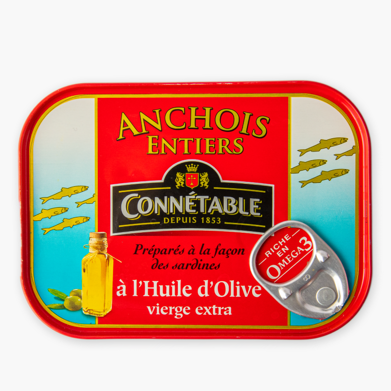 Connétable - Anchois entier à l'huile d'olive (100g)