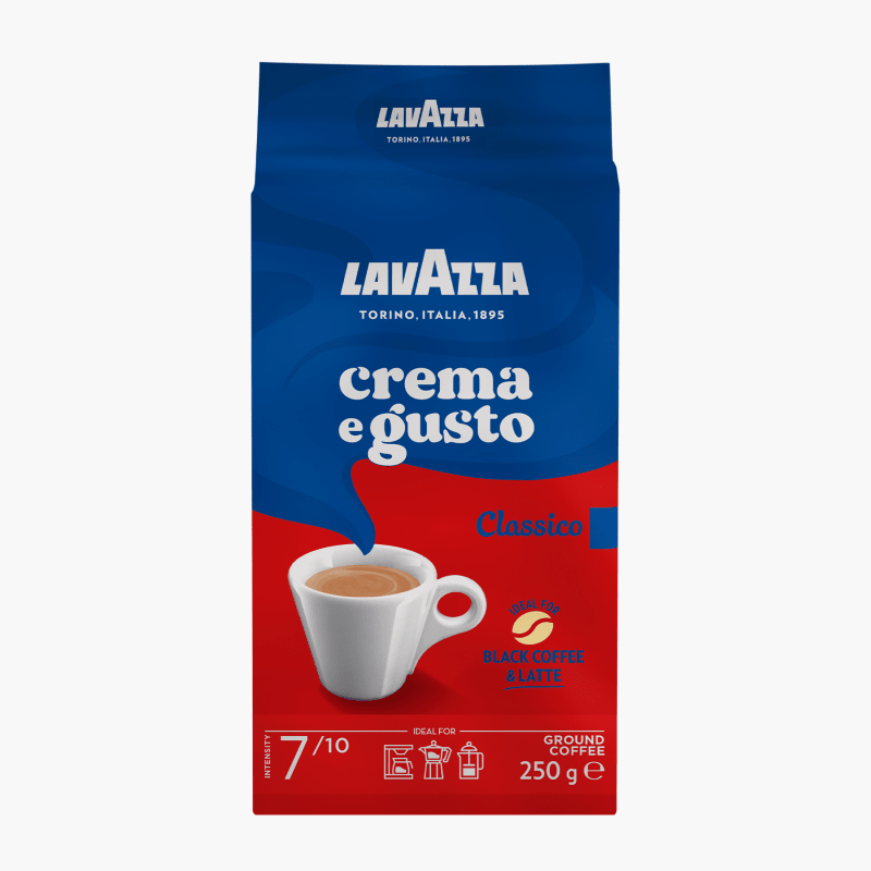 Lavazza Crema e Gusto Classico Gemahlen 250g