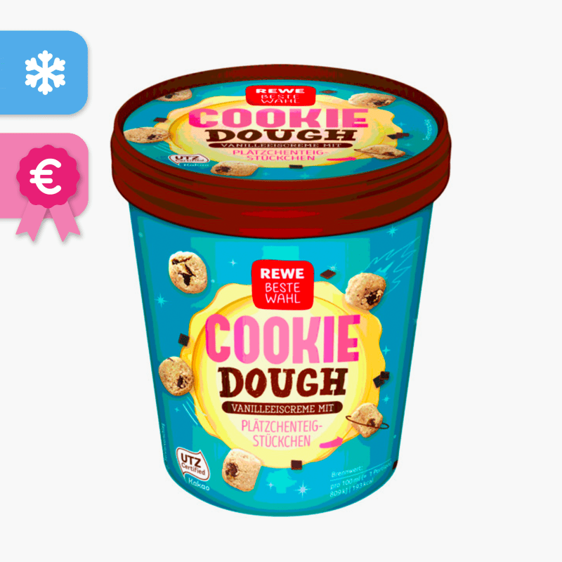 Rewe Beste Wahl Cookie Dough 500ml