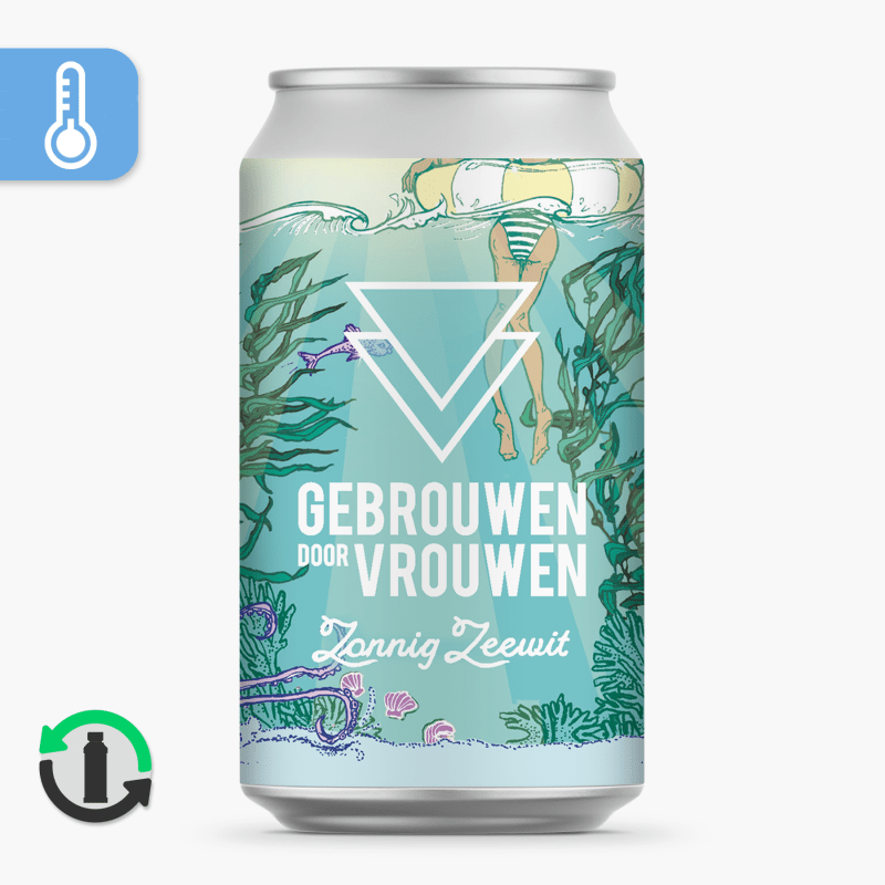 Gebrouwen door Vrouwen Zonnig Zeewit 3,8% 33cl