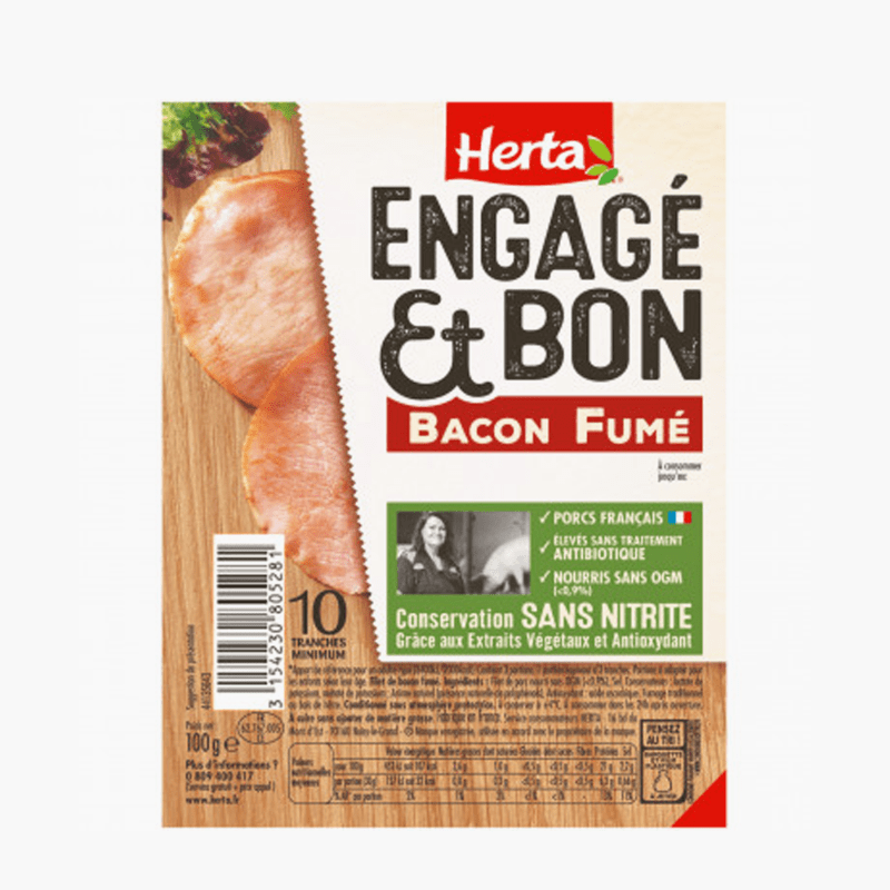 Bacon fumé - Herta (100g)