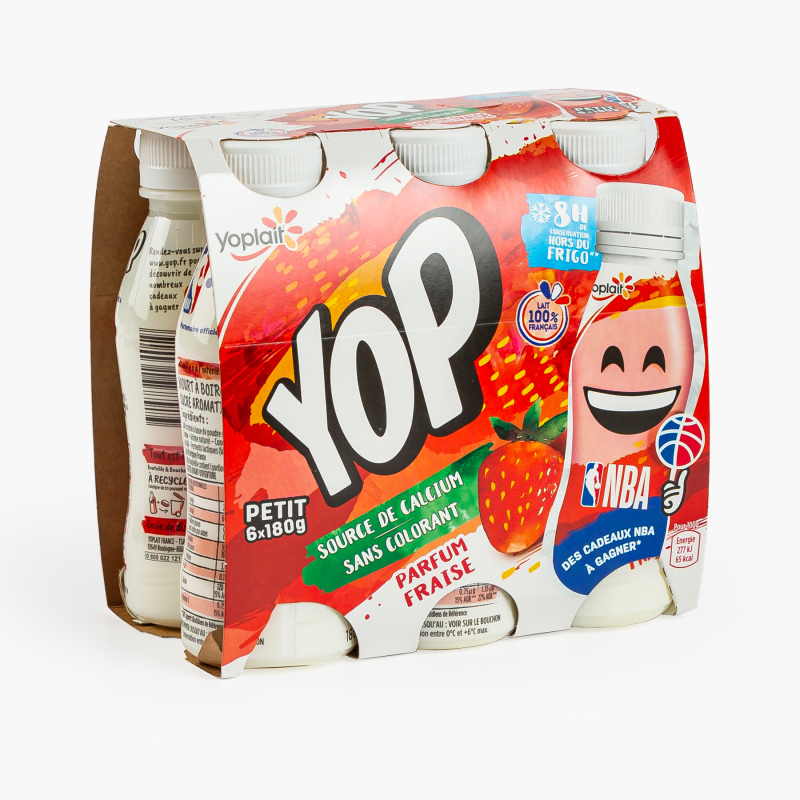 Yoplait - Yop fraise (6x180g)