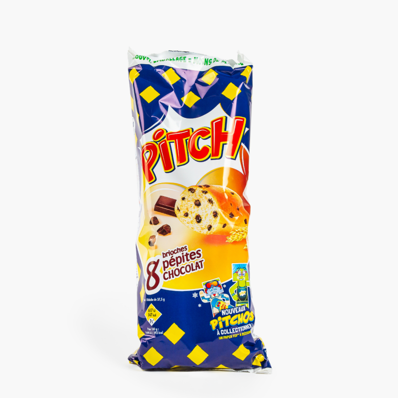 Pitch - Brioches pépites de chocolat x8 (300g)