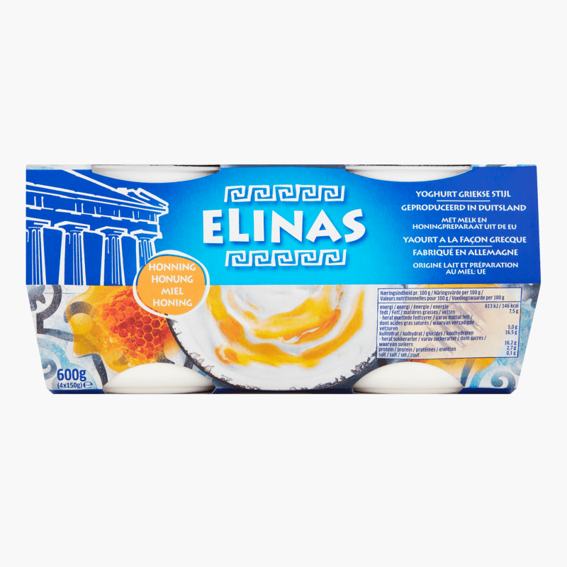 Elinas Jogh. Grie. Art. Honig 4x150g