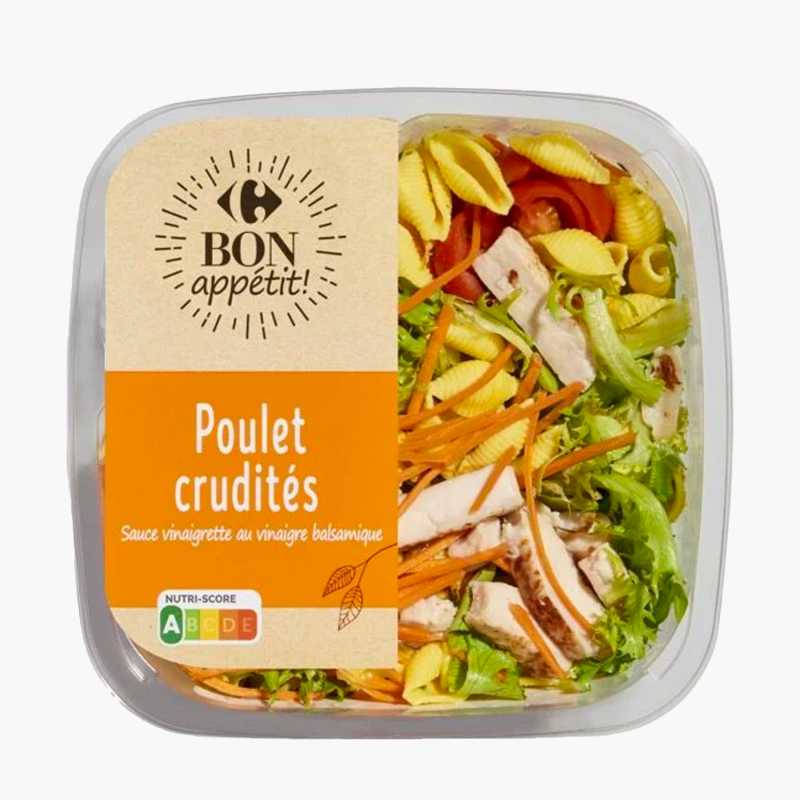 Carrefour - Salade Poulet Crudités (250g)