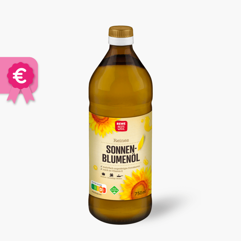 Rewe Beste Wahl Sonnenblumenöl 750ml