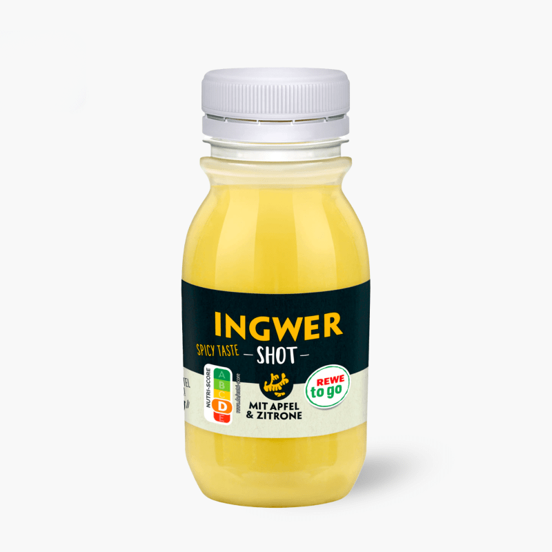 Rewe To Go Shot Ingwer Apfel & Zitrone 125ml