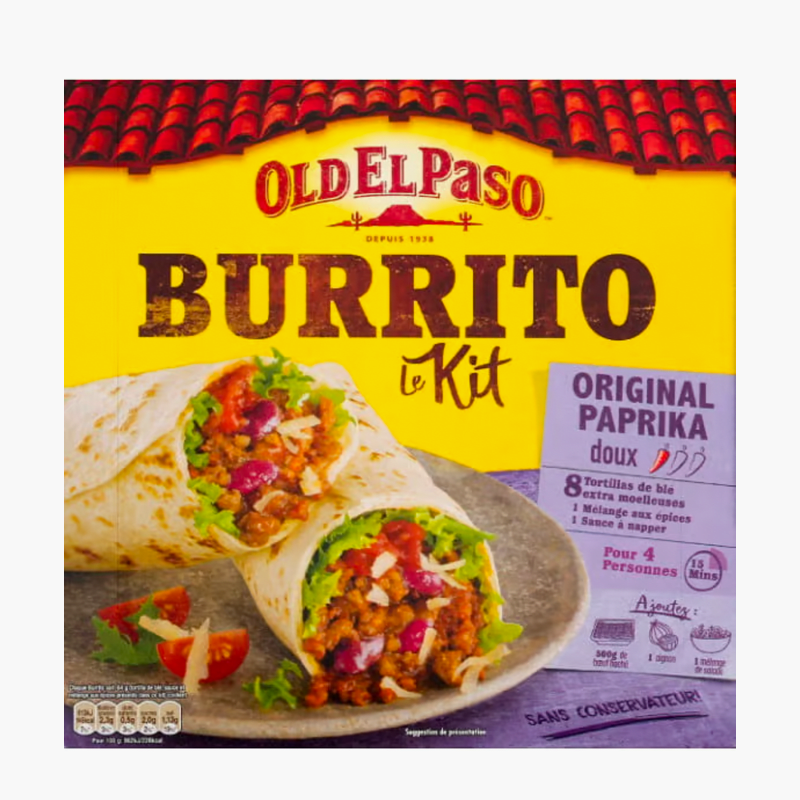 Old El Paso - Kit pour burritos x8 (510g)