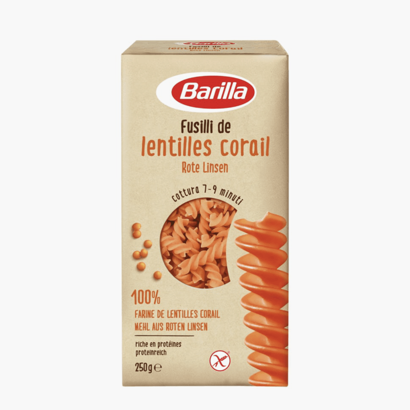 Barilla Fusilli de lentilles corail Rote Linsen 250g