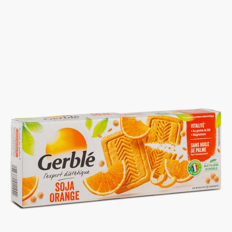 Gerble - Biscuits soja orange (x20)