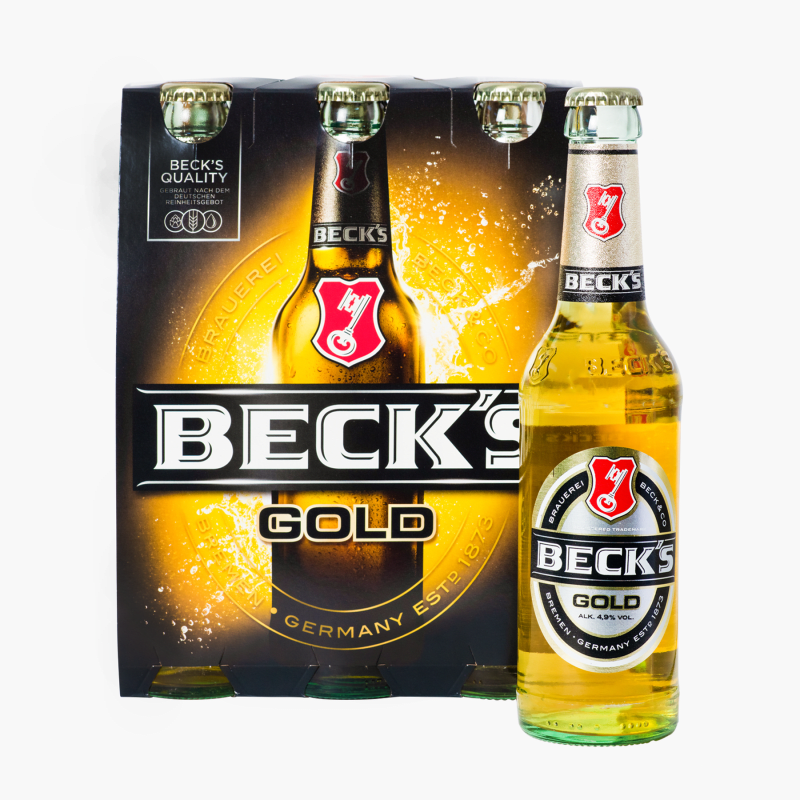 Becks Gold 6x0,33l (4,9% vol.)