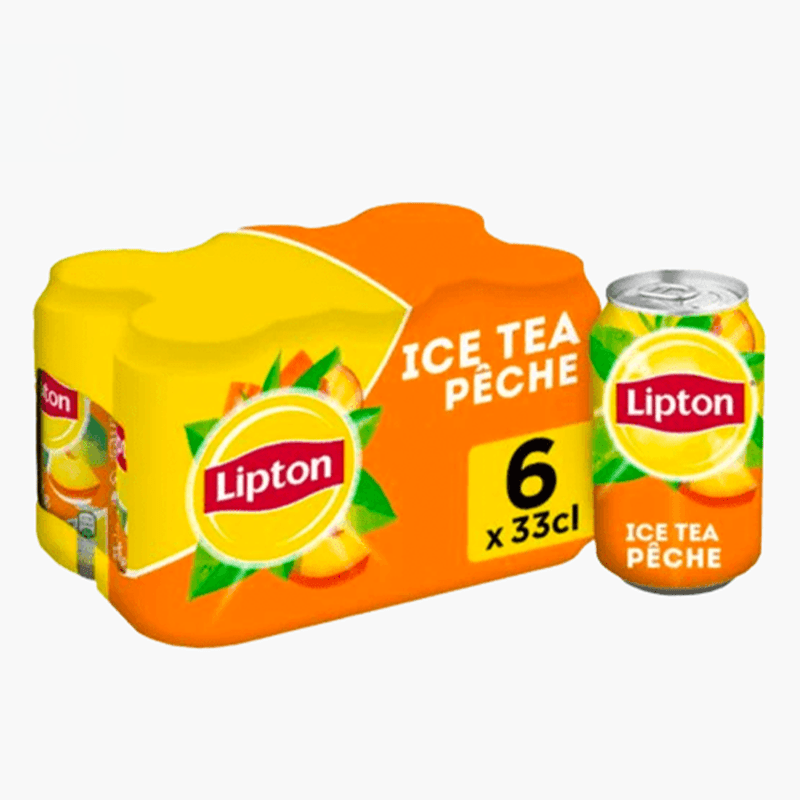 Lipton - Ice tea pêche (6x33cl)