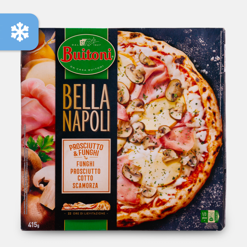 Buitoni Bella Napoli - Pizza Prosciutto & Funghi (415g)