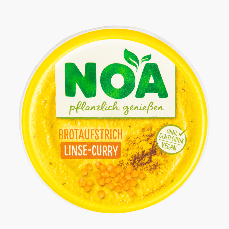 NOA Brotaufstrich Linse-Curry 175g