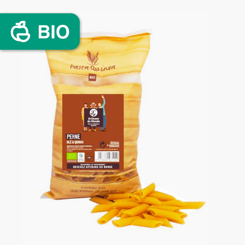 Artisans du Monde - Penne au Quinoa Bio et équitable (500g)