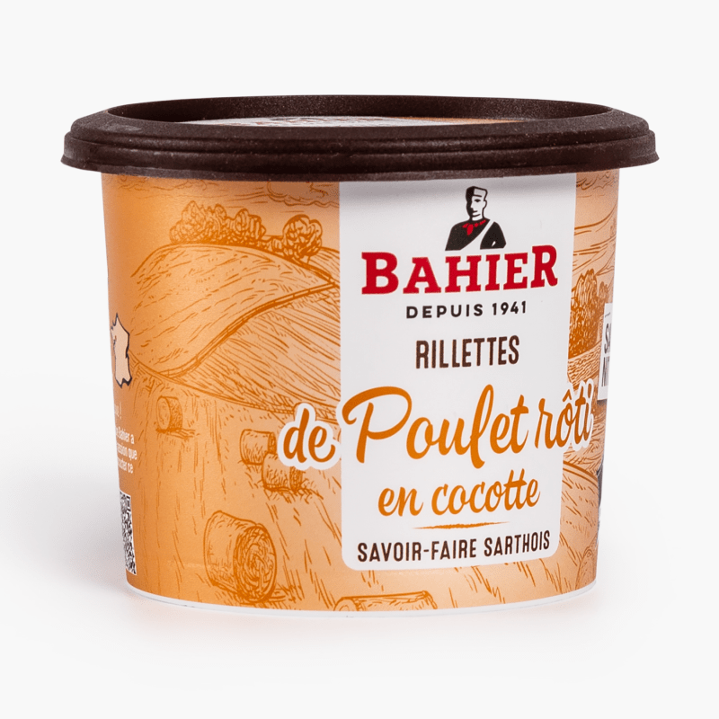 Bahier - Rillettes de poulet rôti (220g)