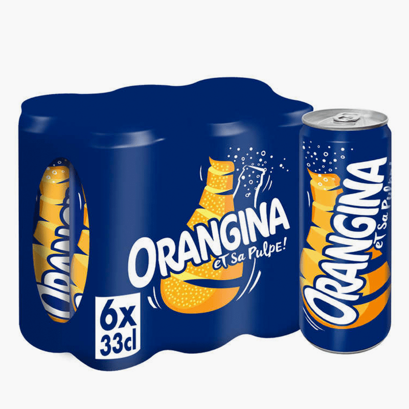 Orangina - Pack x 6 - Boisson gazeuse à l'orange (6x33cl)