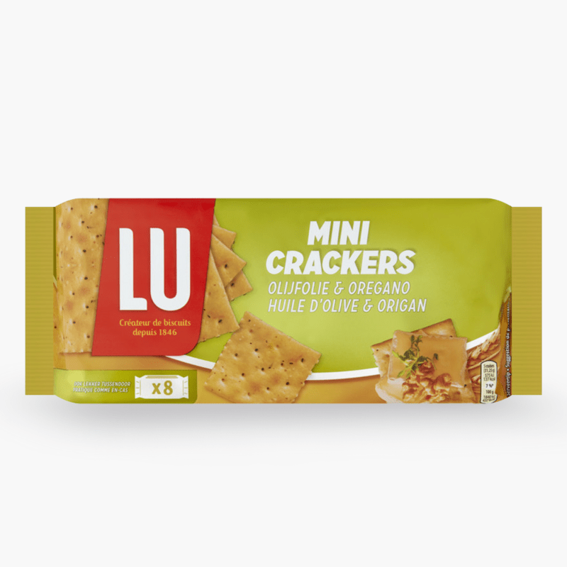 LU Minicrackers Olijfolie & Oregano 250g