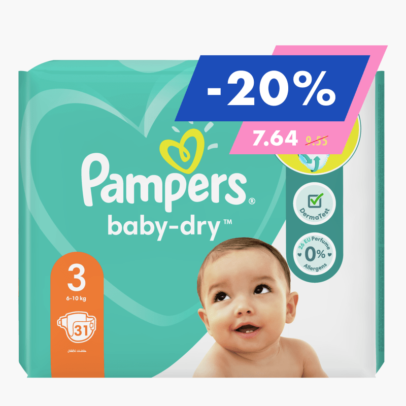 Pampers Baby Dry - T3 x31 pcs