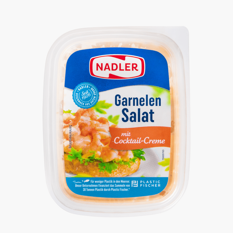 Nadler Salat Garnelen mit Cocktail-Creme 125g