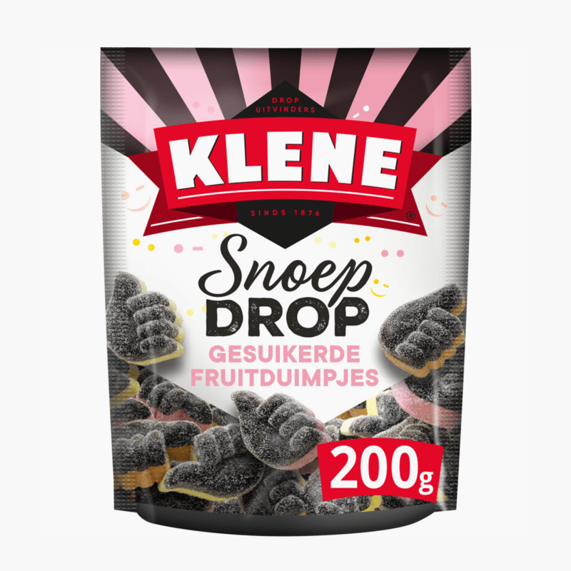 Klene Snoepdrop Fruitduimpjes 200g