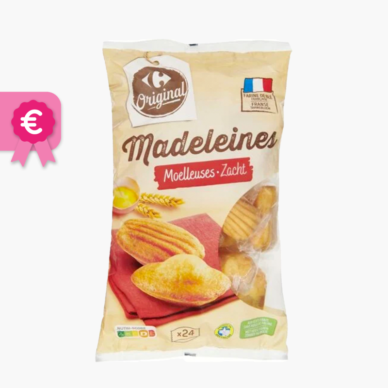 Carrefour - Madeleines moelleuses (600g)