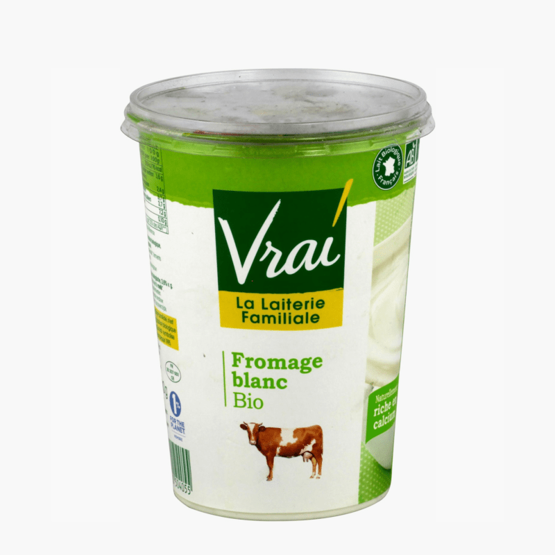 Vrai - Fromage blanc au lait de vache Bio (500g)