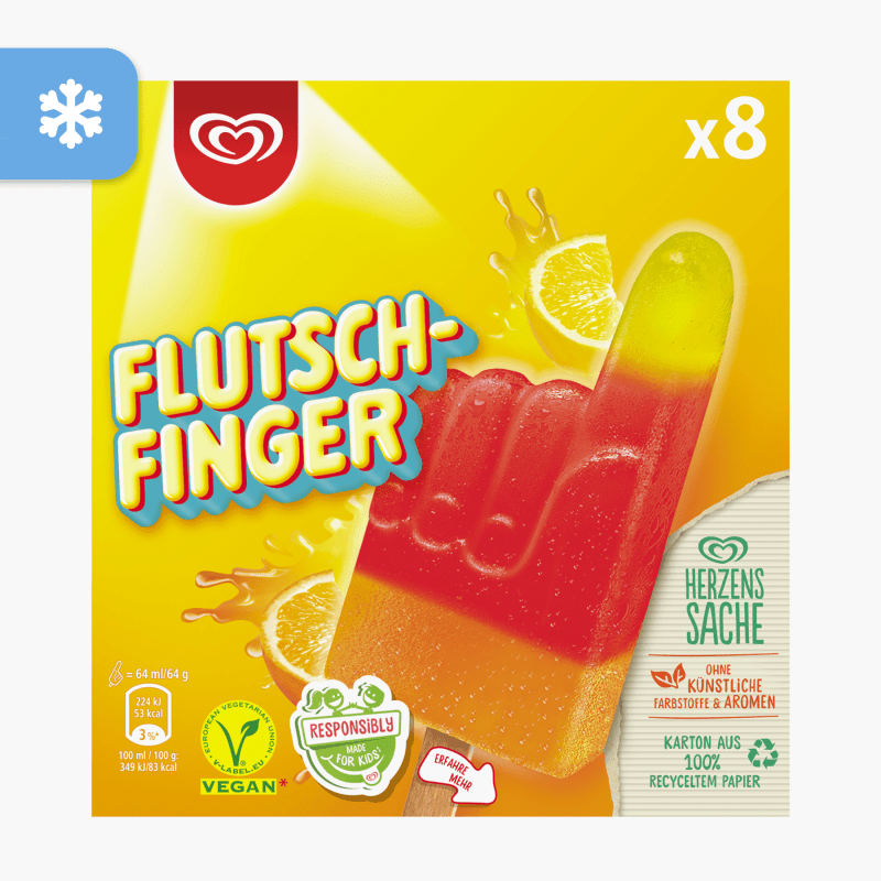 Langnese Flutschfinger Vegan 512ml (8x64ml)