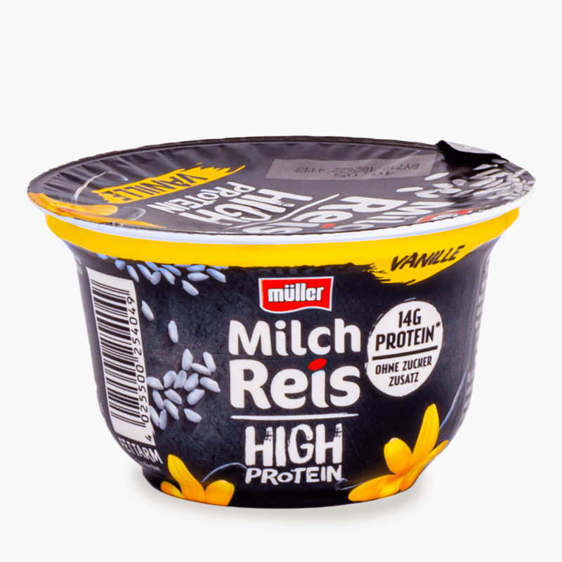 Müller Milchreis High Protein Vanille 180g