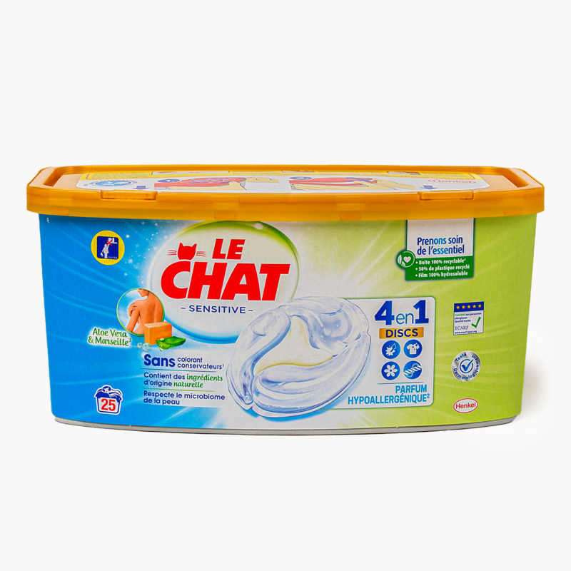 Le Chat - Lessive en capsule Sensitive (x25)