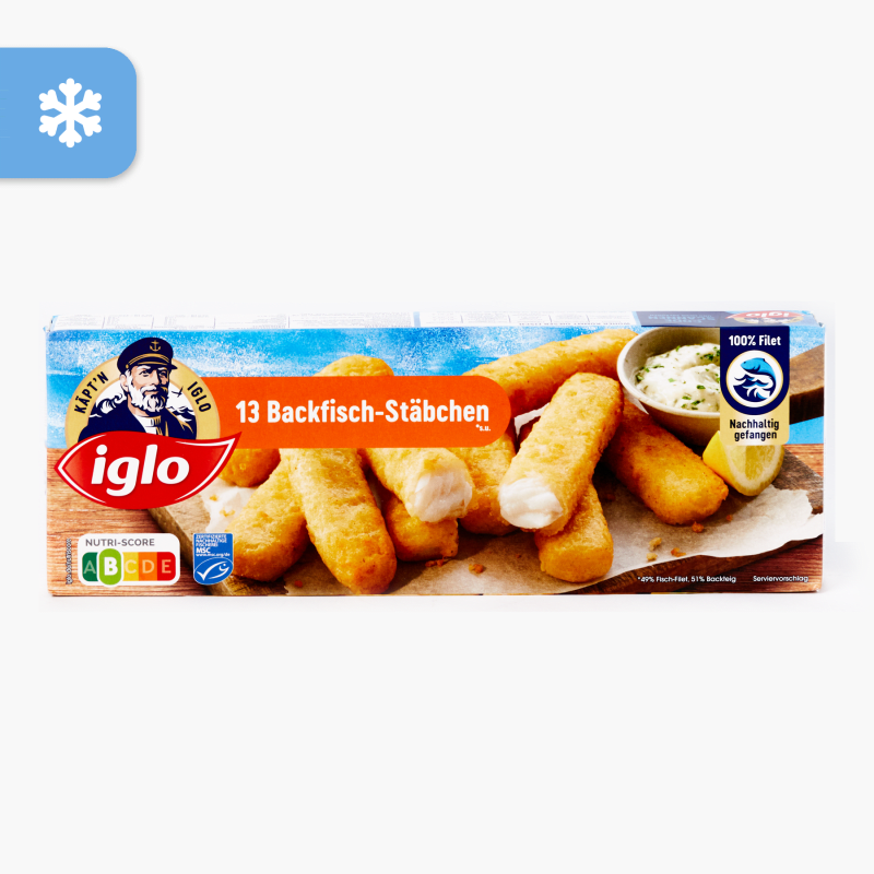 Iglo 13 Backfischstäbchen 364g