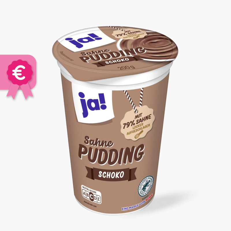 Ja! Sahne Pudding Schoko 200g