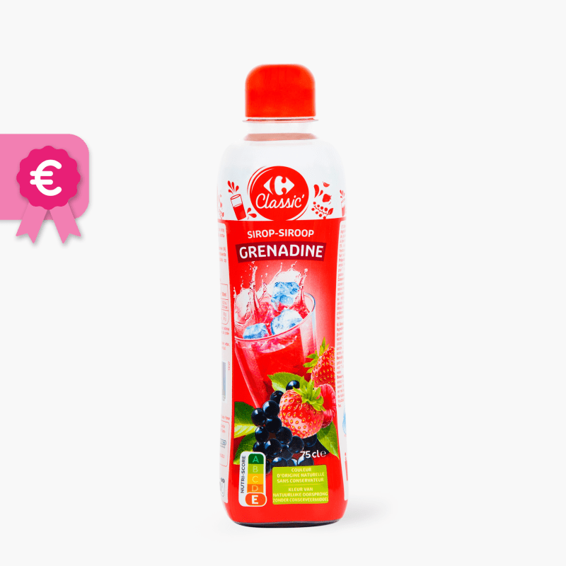 Carrefour- Sirop de grenadine (75cl)