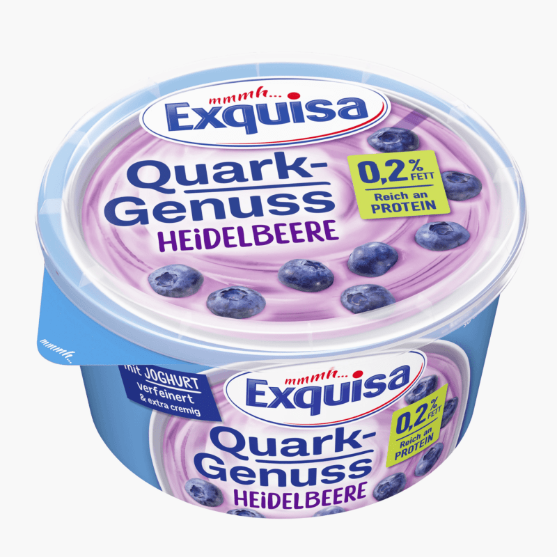 Exquisa Fruchtquark Heidelbeere 0,2% 500g