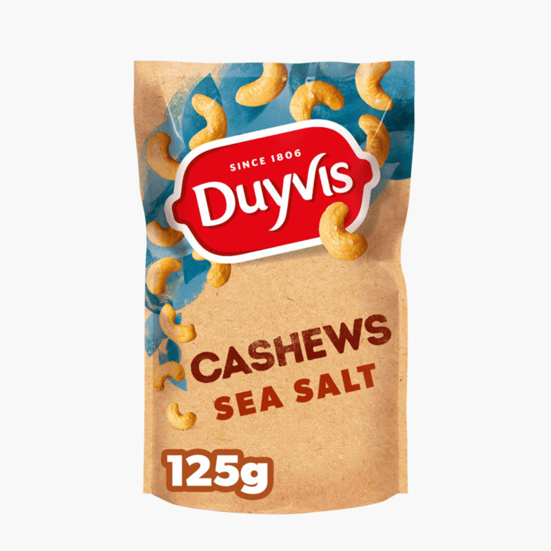 Duyvis Cashew Noten Zeezout 125 gr