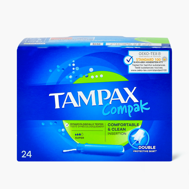 Tampax Compak - Tampons hygiéniques, super (x22)