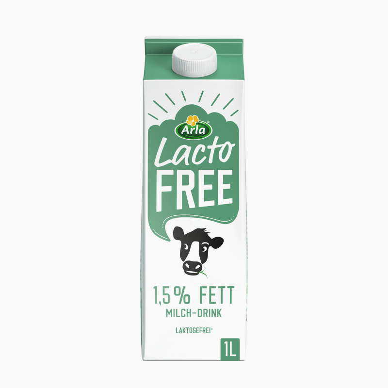 Arla LactoFREE Laktosefreie Milch 1,5% Fett. 1l