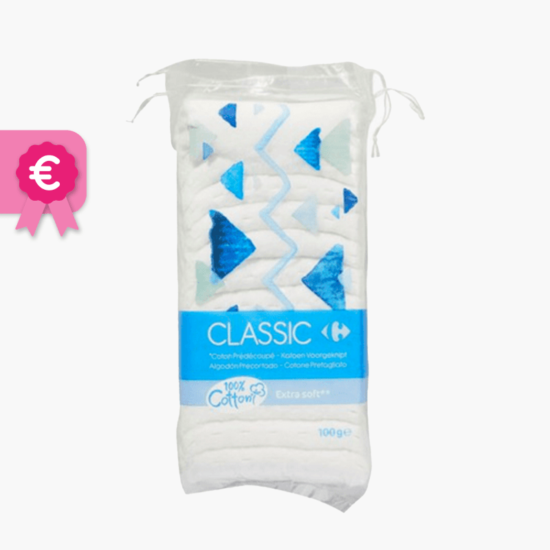 Carrefour - Coton prédécoupé extra doux (100g)