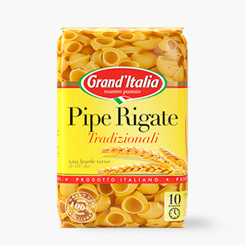 Grand'Italia Pipe Rigate Pasta 500g