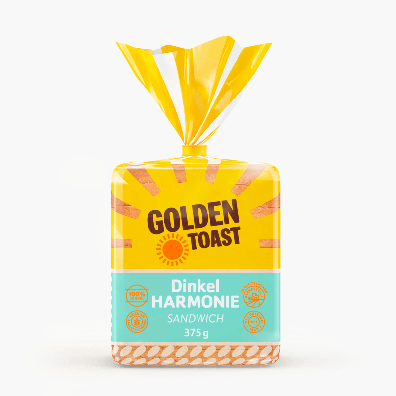 Golden Toast Dinkelharmonie Sandwich 375g