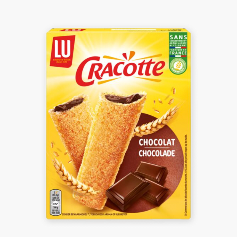 Cracotte - Barre de céréales Craquinettes chocolat x4 (200g)