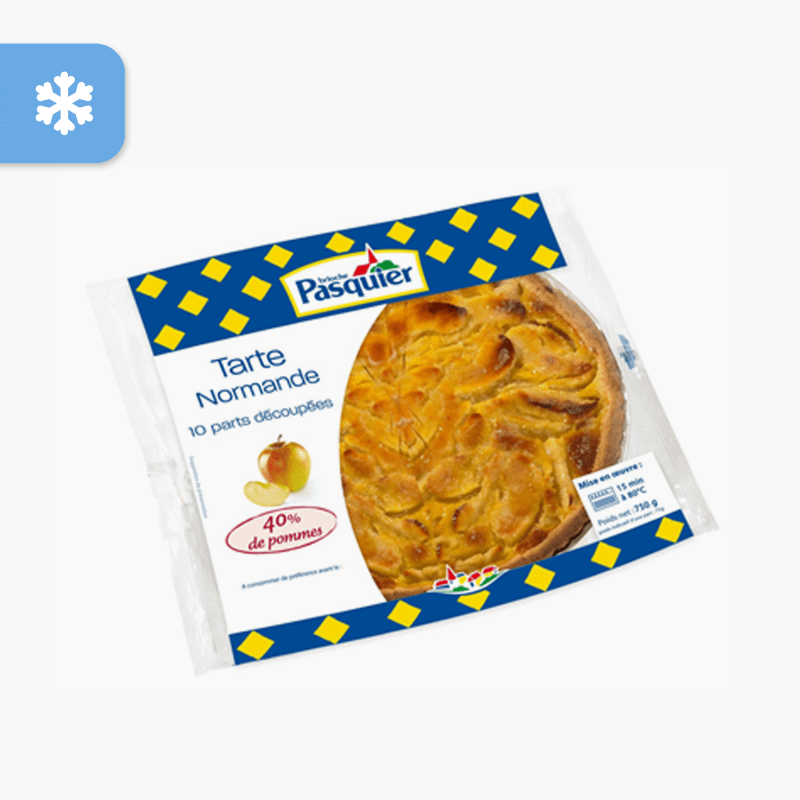 Pasquier - Tarte Normande Découpée (750g)