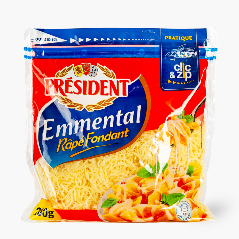 Emmental râpé - Président (200g)