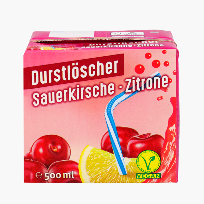 Durstlöscher Sauerkirsche-Zitrone 0,5l