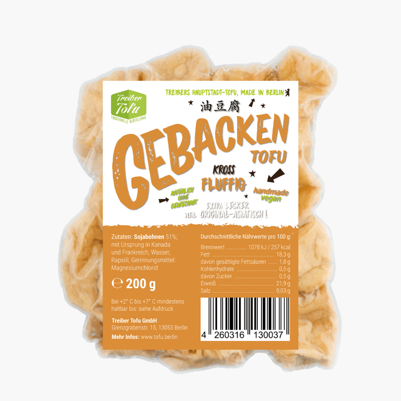 Treiber Gebackener Tofu 200g