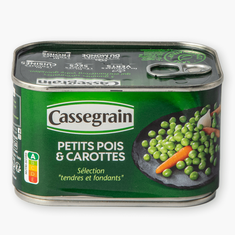 Cassegrain - Petits pois et carottes (400g)