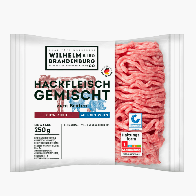 Wilhelm Brandenburg Hackfleisch gemischt 250g