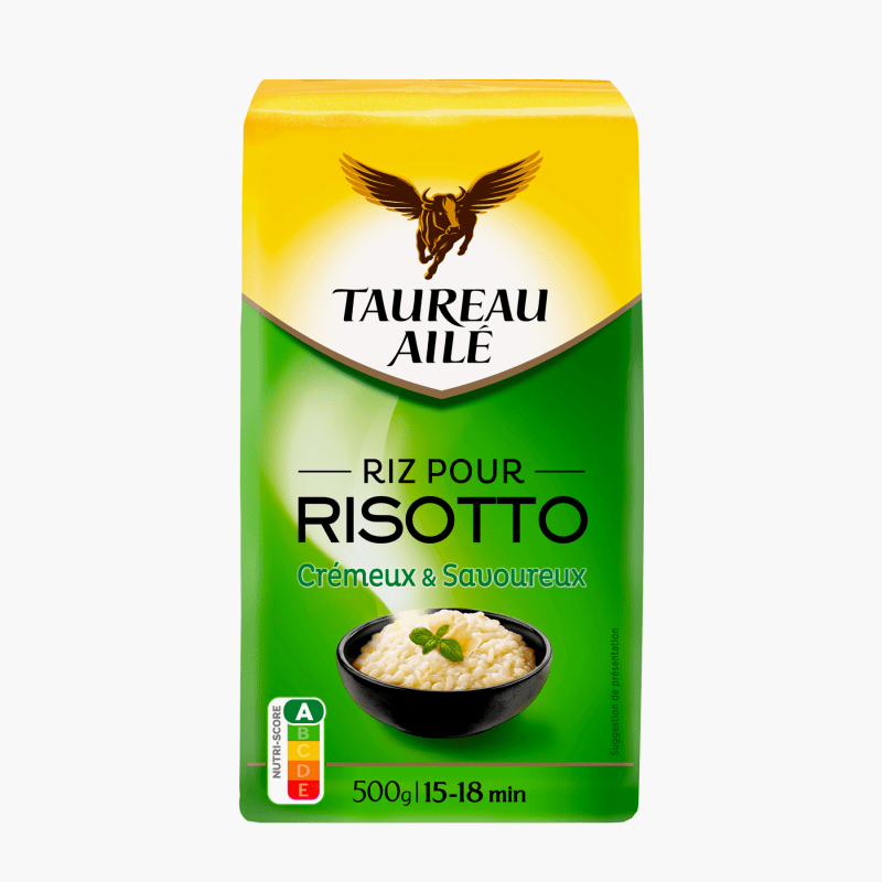 Taureau Ailé - Riz pour risotto crémeux & savoureux (500g)