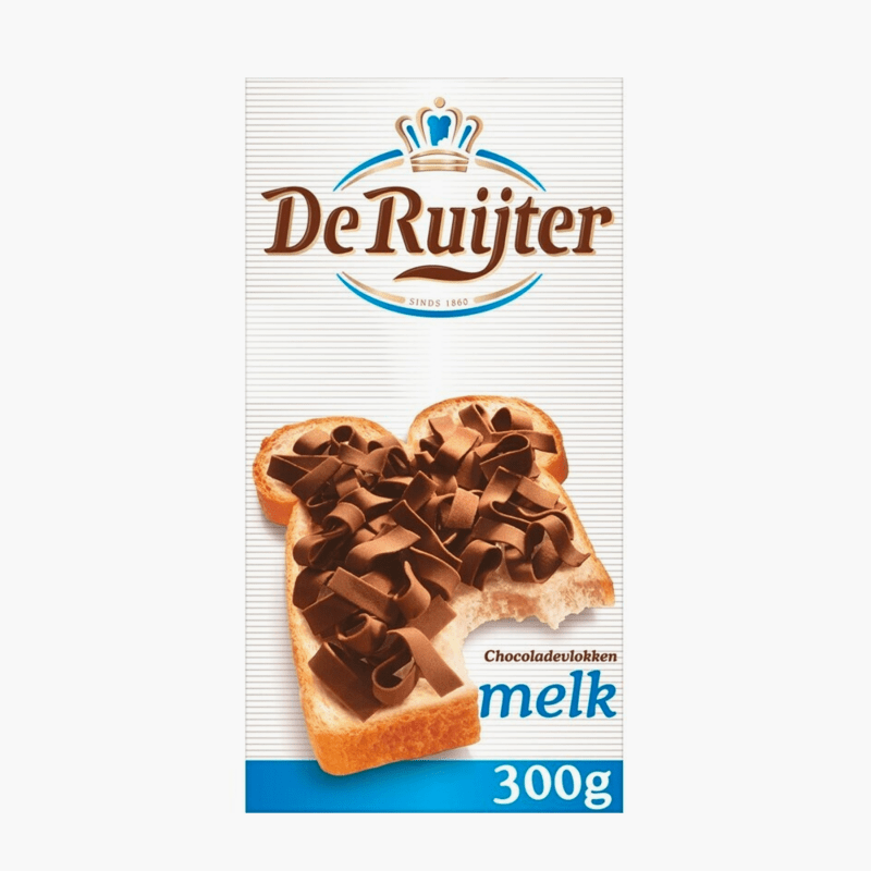 De Ruijter Vlokken Melkchocolade 300g