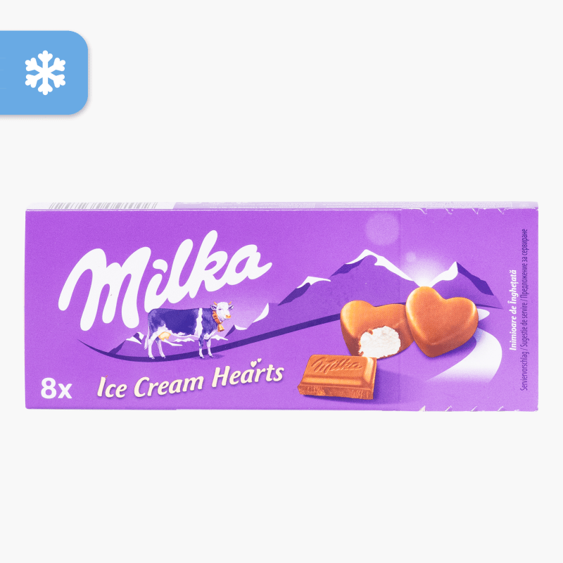 Milka Ice Cream Hearts 80ml (8x10ml)